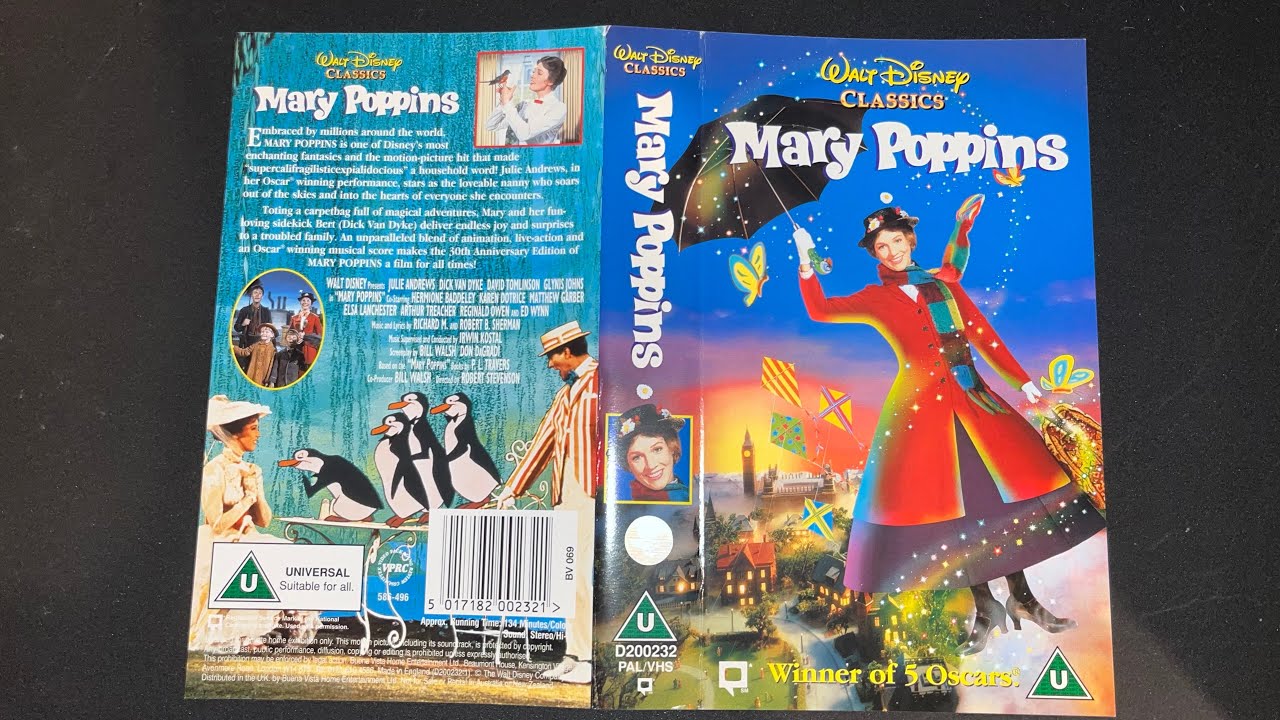 Opening \u0026 Closing to Mary Poppins (1994 VHS UK)
