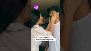 Vicky Kaushal And Katrina Kaif Celebrate Holi With Family