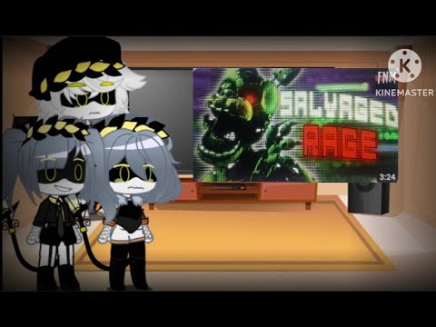 Murder Drones react to Salvaged Rage  FNAF SONG (ANIMATED) By Five Nights Music