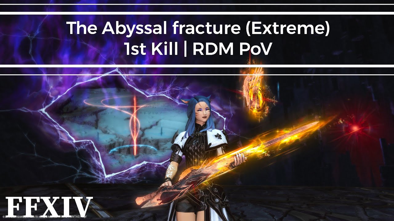 The Abyssal fracture (Extreme) Kill RDM PoV FFXIV YouTube