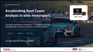 Accelerating Root Cause Analysis in Motorsport using Motion Amplification Technology