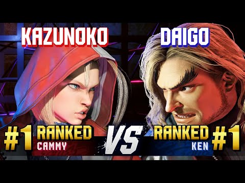 SF6 ▰ KAZUNOKO (#1 Ranked Cammy) vs DAIGO (#1 Ranked Ken) ▰ High Level Gameplay