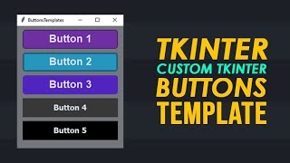 Famous Custom TKINTER buttons template code Profile