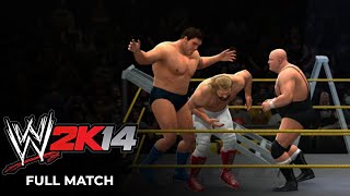  Match Wwe 2k14 Triple Threat Ladder  Andre The Giant Vs Big John Studd Vs King Kong Bundy