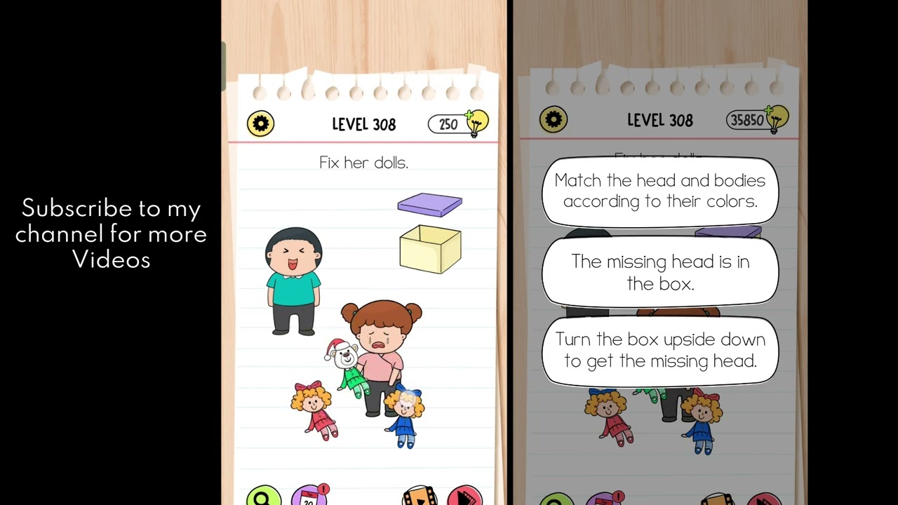 brain test all star level 308