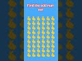 find the odd man out #viral#viral#emojyfind#emojichallenge#emoji#quiz