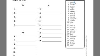 Unit 1 Week 4 Spelling HW