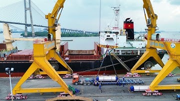 Vận tải thiết bị hàng siêu trường siêu trọng tải Cảng Lotus Hồ Chí Minh #oversized #heavylift