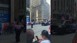 Celine toribio in dominican day parade nyc