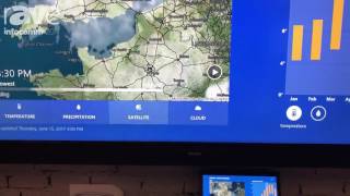 InfoComm 2017׃ Sharp Demos Value Priced PNC805B AQUOS Board with Crestron Mercury