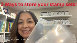 2 Ways to Organize Your Stamp Sets
