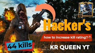 Hacker's killing me!🤬🤬 || Flying 44 killed 😱🙀 || #KRQUEENYT #hackers #flyinghackers