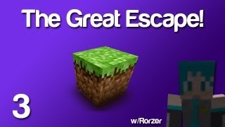 The Great Escape: Minecraft Custom Map w/ Rorzer Part 3: Lava is a pain in the....