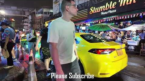EXPLORE Bangkok Nightlife 2025 on Sukhumvit Road from Nana Plaza to Thermae Cafe!