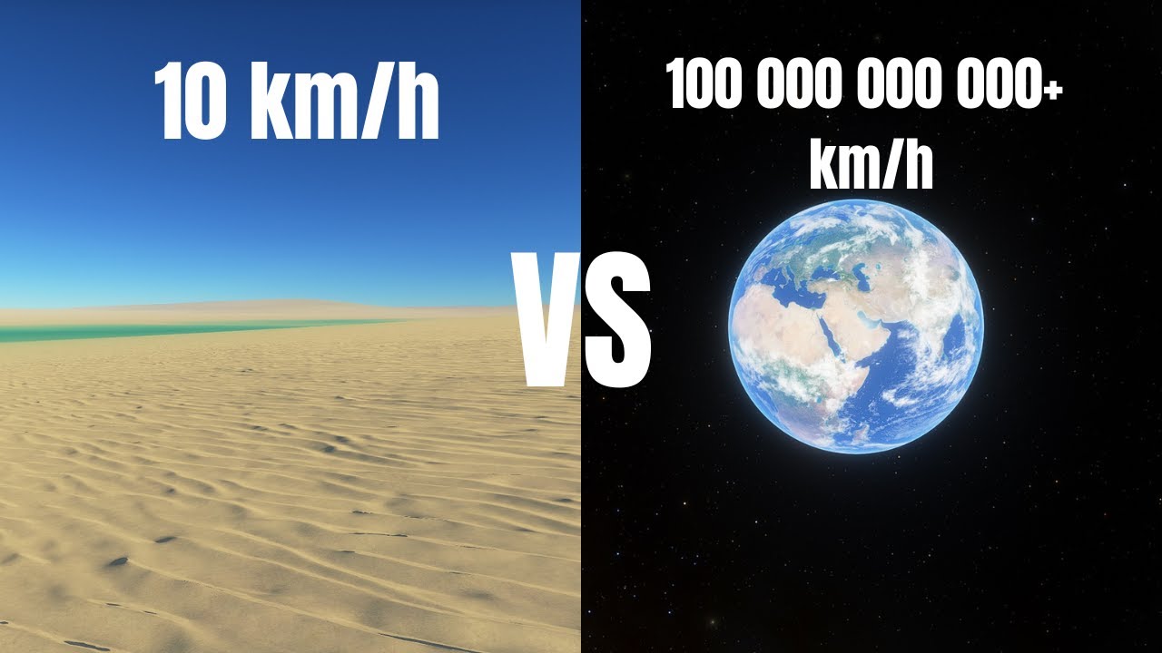 Universe Speed Comparison | 5km/h To TRILLIONS Of km/h! - YouTube