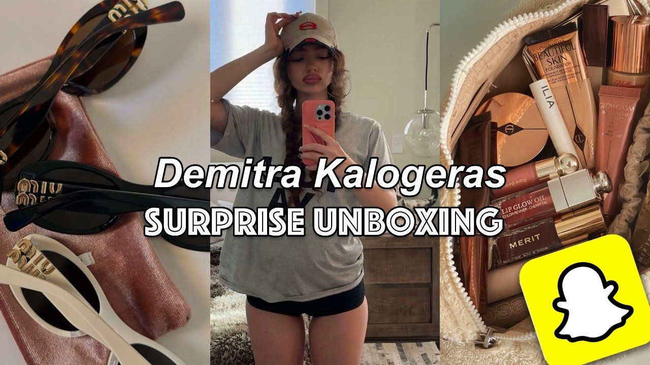 DEMITRA KALOGERAS AIRPORT UNBOXING | SNAP VLOG