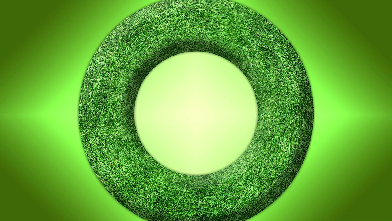 1 UUR 11 MINUTEN ZWART SCHERM MET GROENE ECOLOGISCHE RING, GROENE ECOLOGISCHE CIRKEL, GROENE ECOLOG