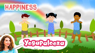 Vignette de la vidéo "Happiness: Kids Yoga with Bari Koral + Relaxing Hand Movements by Shakta Khalsa"