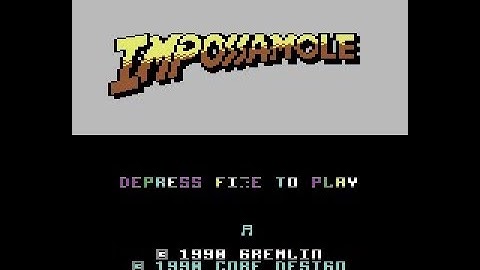 🕹️ C64-Game/1990: Impossamole +12HDGF | by Gremlin⧸Cracked by Quantum/2025