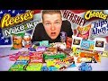 The Ulitmate American Candy Mystery Box Challenge! (EXTREME SUGAR RUSH) - MUKBANG