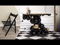 SEE HOW I TURNED THIS CHAIR INTO A TABLE| 2021 HOME DECOR TREND USING CHAIRS|