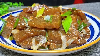 爱吃粉条的要收藏，河南传统美食“粉条焖子”，做法简单味道好
