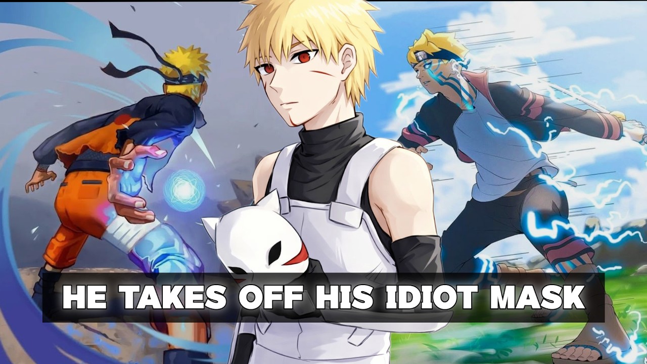What if Naruto takes off his idiot mask and reveals who he really is?