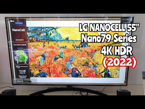 LG NanoCell 55NANO796QA 4K Active HDR WebOS Smart AI ThinQ TV (2022) 