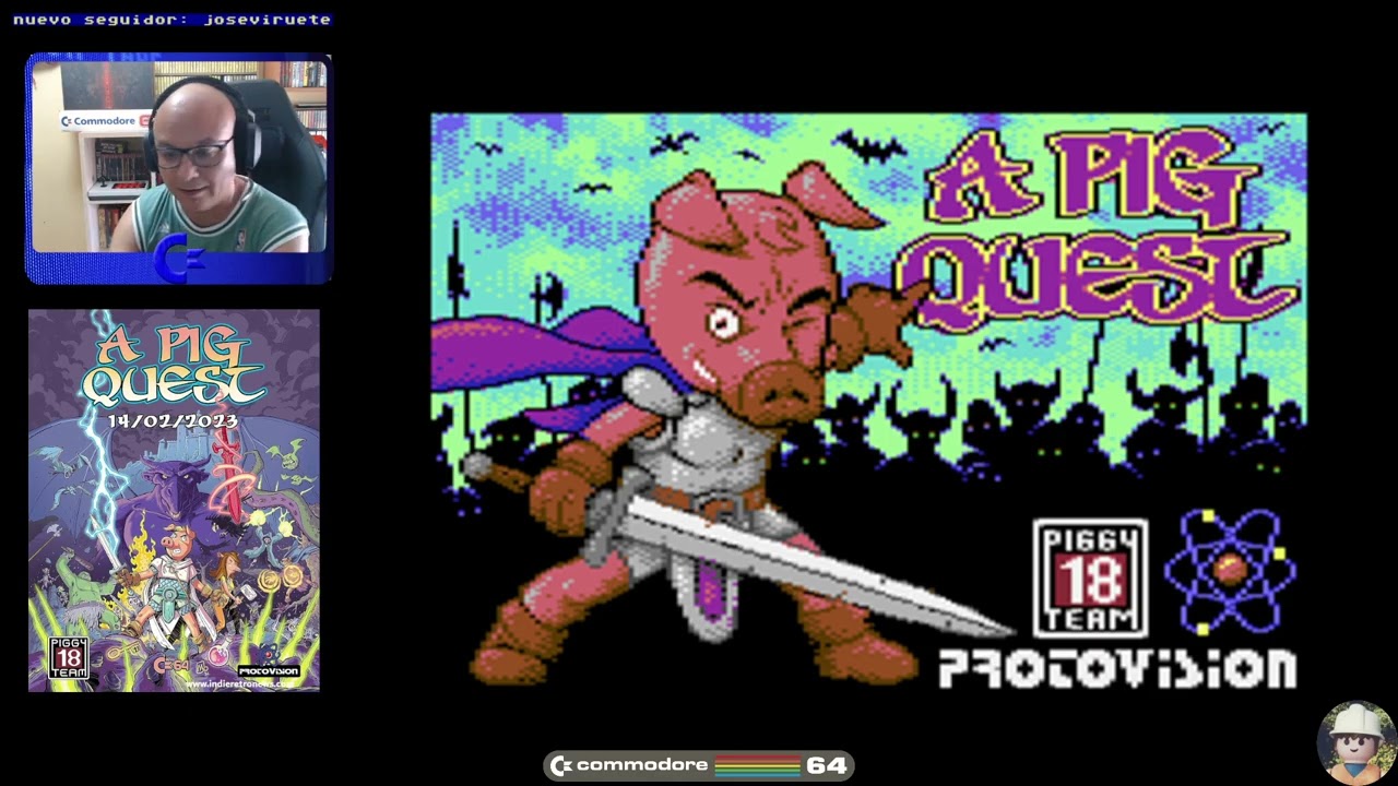 Commodore 64 | Ultimate 64 Elite | A Pig Quest Parte 1 + Bonus Track