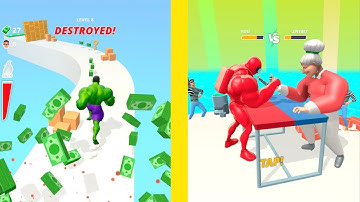 Muscle Rush - All Levels Gameplay Walkthrough Android, iOS (Levels 143) || B8 Gamer