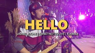Hello - Lionel Richie Sweetnotes Live Cover