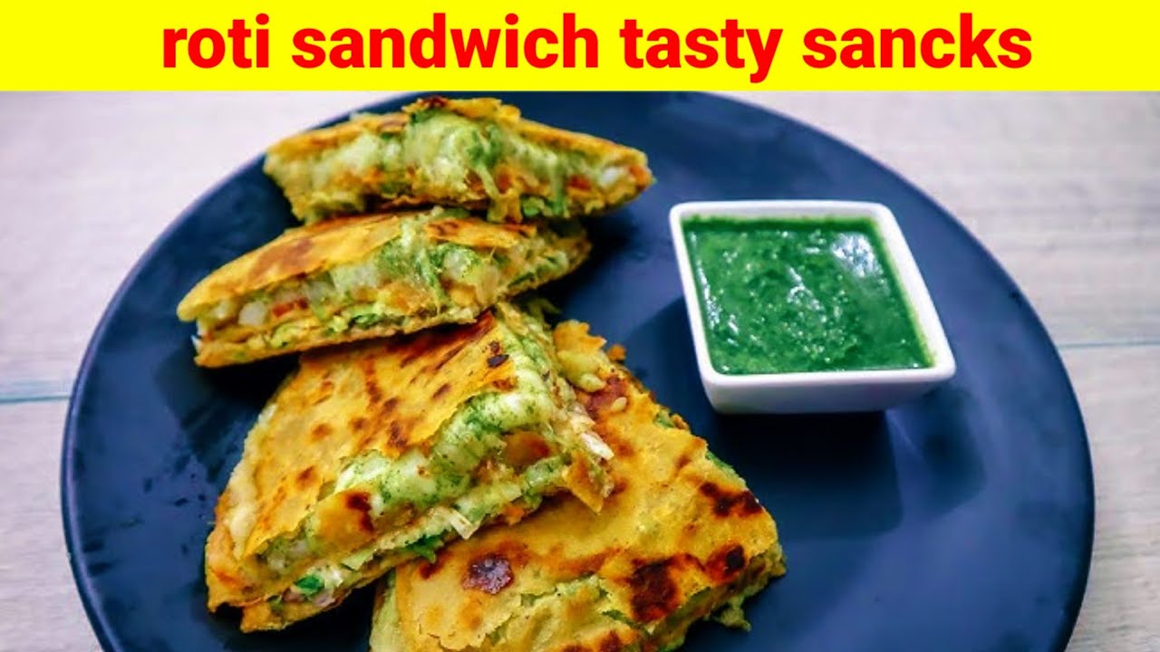 Easy Snacks Roti roti sandwich tasty snacks | instant snacks for children | easy & quick ...