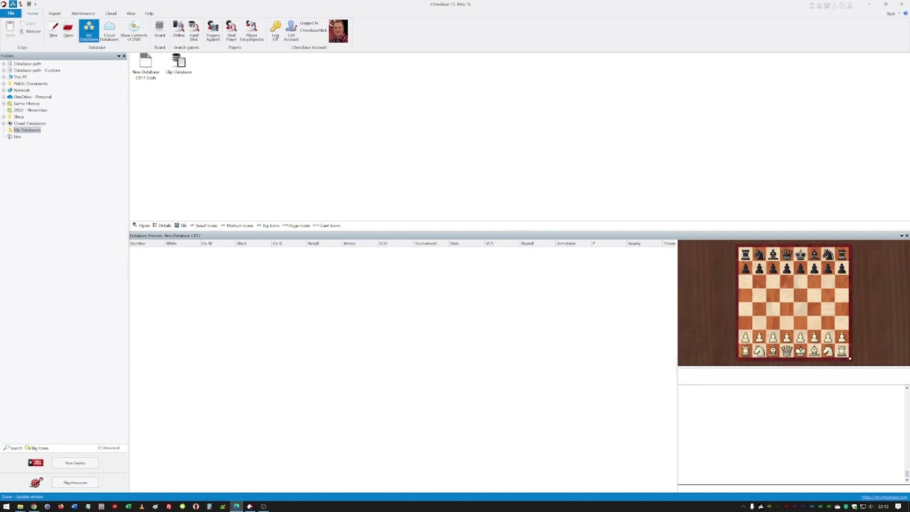 ChessBase 17 Premium Package: ChessBase 17 Chess Database Management  Software Program Bundled with Mega Database 2023, Corr. 2022, Endgame Turbo  5 and