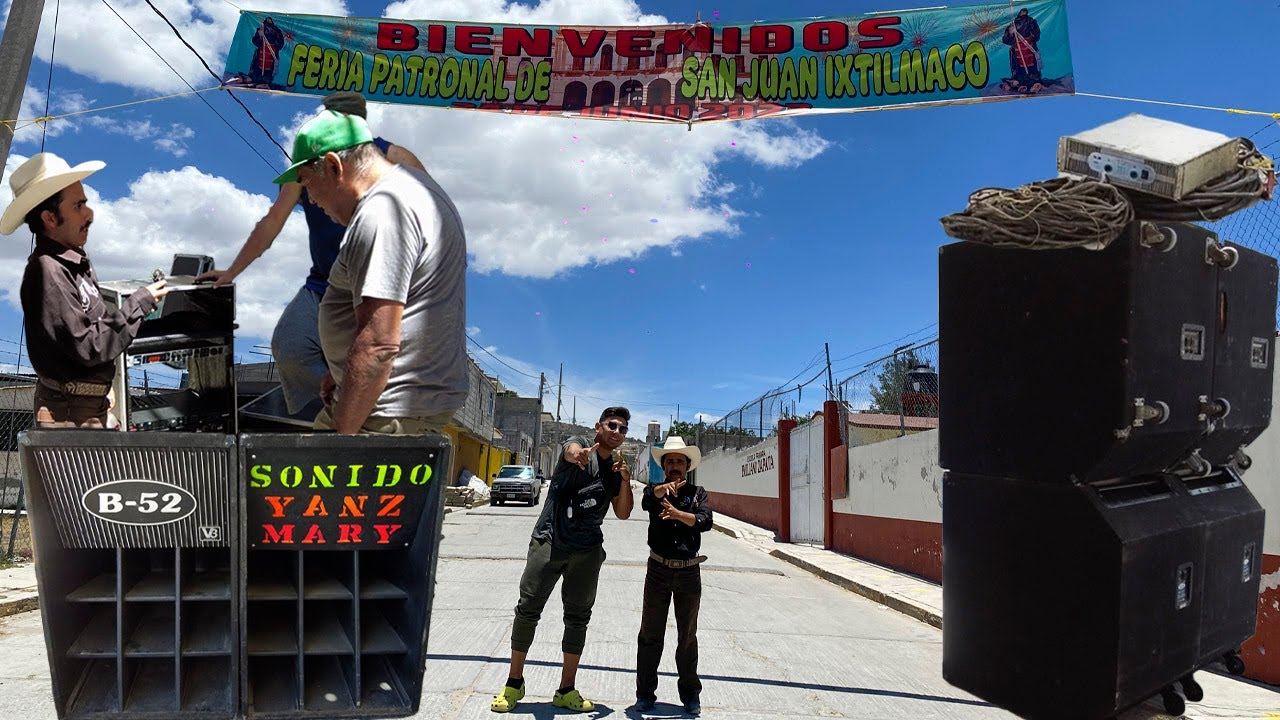 La descarga entrevistando a un sonidero de su pueblo.