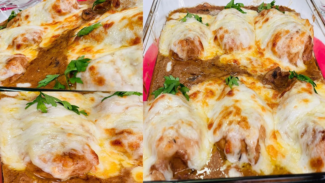 طريقة عمل دجاج بالكريمة | العزومة مع الشيف فاطمة أبو حاتي