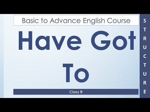 Have got to Structure English Structure in Urdu and Hindi   Learn Englis...
