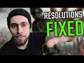 How to fix  cant change resolution in games like fortnite easy fix