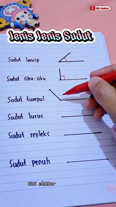 Jenis Jenis Sudut | Sudut lancip tumpul