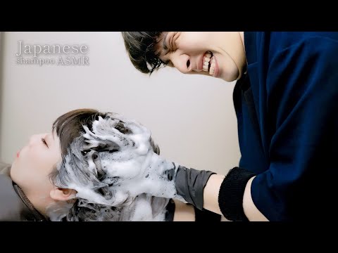 ASMR 顔がうるさい美容師のシャンプー&ヘッドスパで癒します/good sleep asmr shampoo