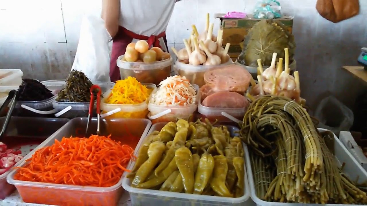 A walk in the Russian food market,Astrakhan part 2 YouTube