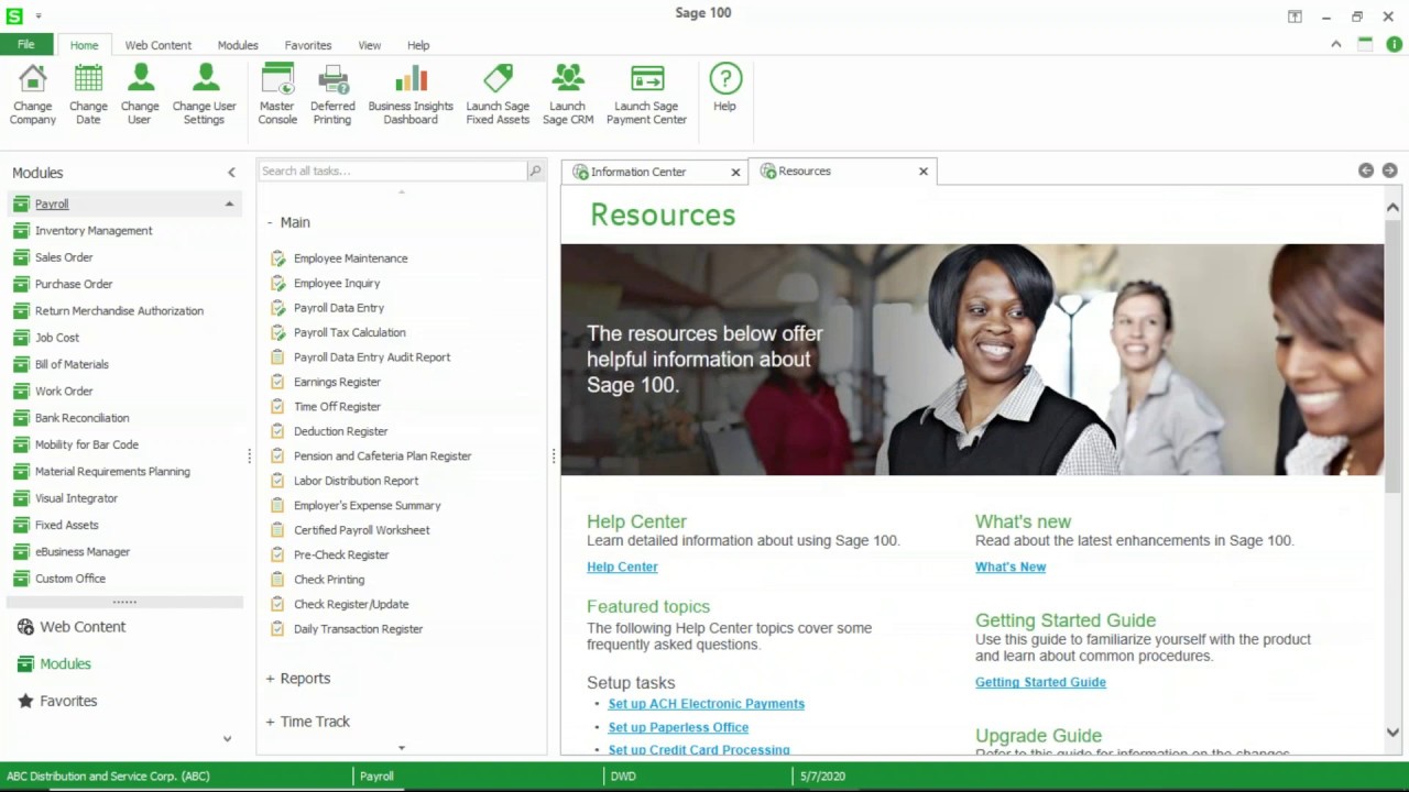 How to Add Total, Accrued, Used, and Remaining Time Off Hours to Sage 100 Payroll 2.x Check Forms