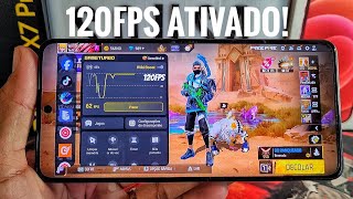 ATIVANDO 120FPS NO POCO X7 PRO 