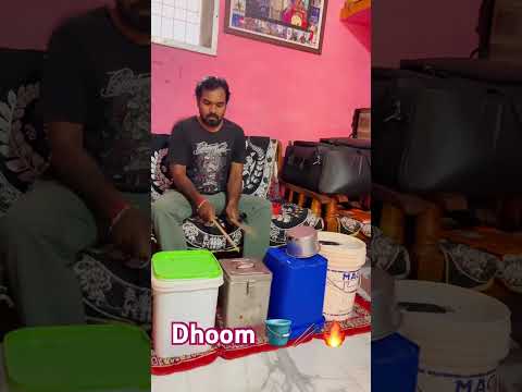 Dhoom Again 🪣🥢🔥 || Starting Rhythm Beat Cover By Rahul Manikpuri #shorts #rahuldrums25