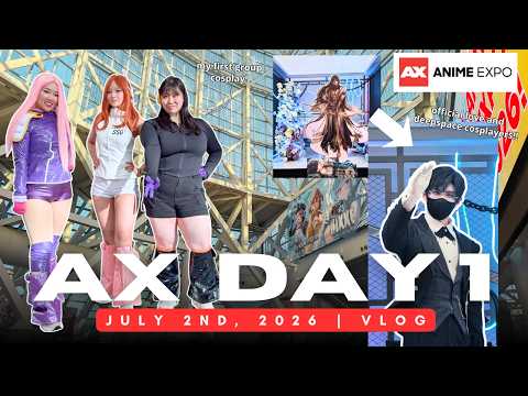 ANIME EXPO 2026: Official Love and Deepspace, cosplayers, exploring exhibit hall || DAY 1 Vlog