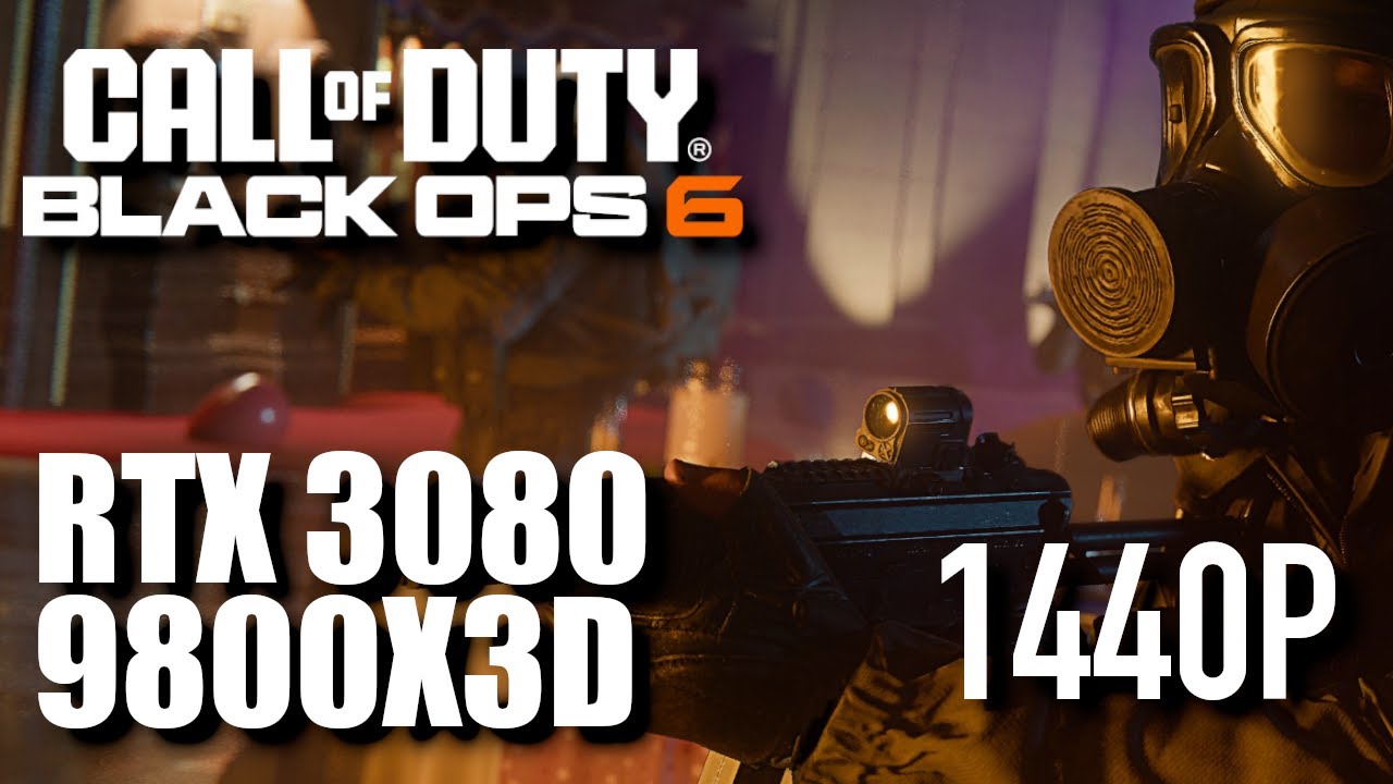 COD Black OPS 6 | Benchmark | Ryzen 7 9800X3D RTX 3080 | All Presets ...