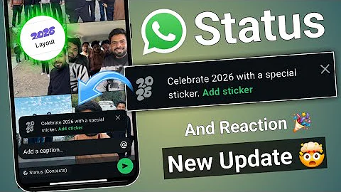 Whatsapp Status 2026 New Update For Happy New Year sticker pack | Whatsapp status Update 2026 🔥