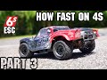 6s 150amp Arrma Senton V3 Speed Testing Part 3