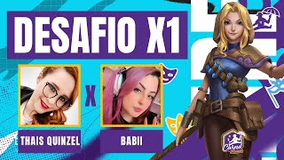 DESAFIO X1 COM THAIS QUINZEL E BABIIFRZ | Carna Mobile | Player1