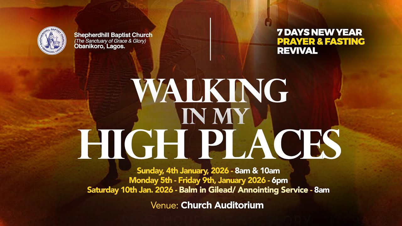 NEW YEAR PRAYER & FASTING REVIVAL DAY 5 || 8TH JANUARY 2026 || WALKING IN MY HIGH PLACES