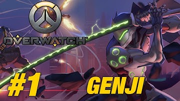 Overwatch (PS4 GAMEPLAY) - Part 1 (Genji Gameplay)